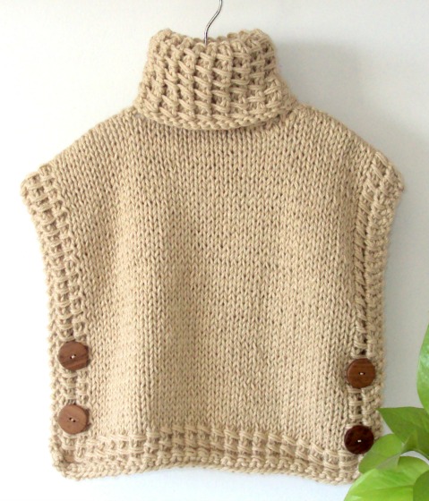 BARILOCHE Easy Vest Pullover knitting pattern - Oh La Lana!