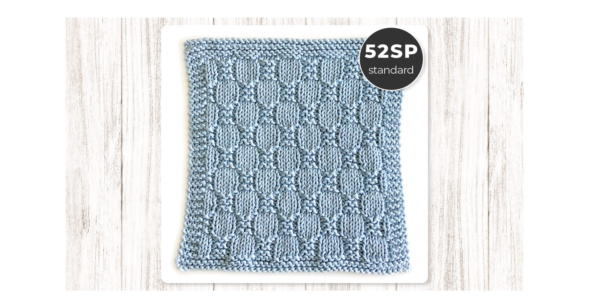 Checkerboard free dishcloth knitting pattern: Easy Knit & Purl Block