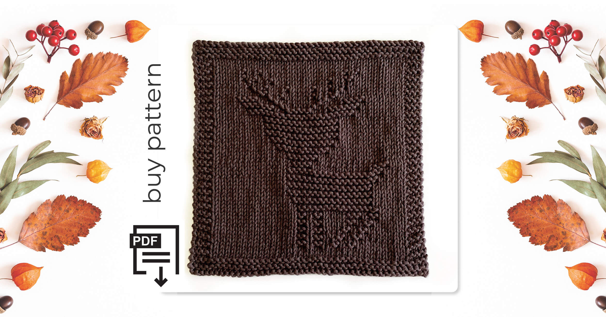 DEER - 52SP standard size knitting pattern (Printable PDF) | Oh La Lana!
